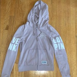 VS PINK zip up hoodie
